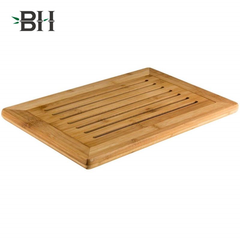 Bamboo Cutting Board Set For Kitchen Serving Chopping Boards Wooden Wood US