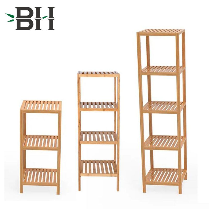 3/4/5-Tier Bamboo Standing Shelf