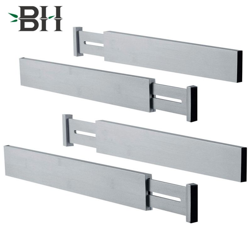 Bamboo Drawer Dividers (White)